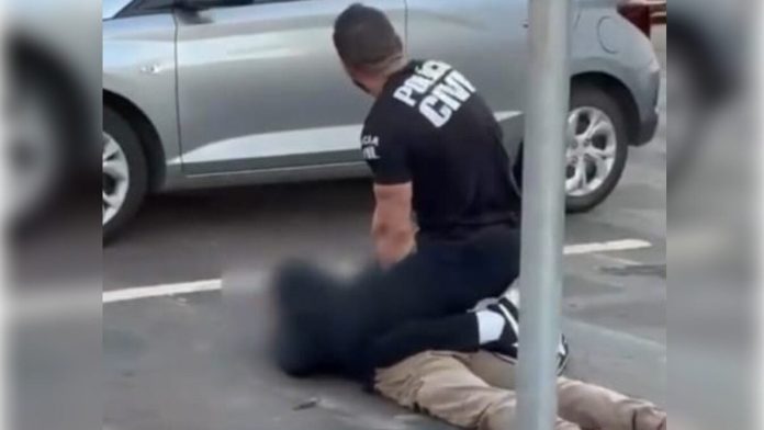 mulher-trans-e-presa-apos-tentar-matar-morador-de-rua-na-porta-da-delegacia,-em-anapolis